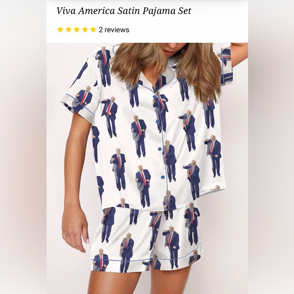 Brand New Sheshow Trump Pajama set in size XS